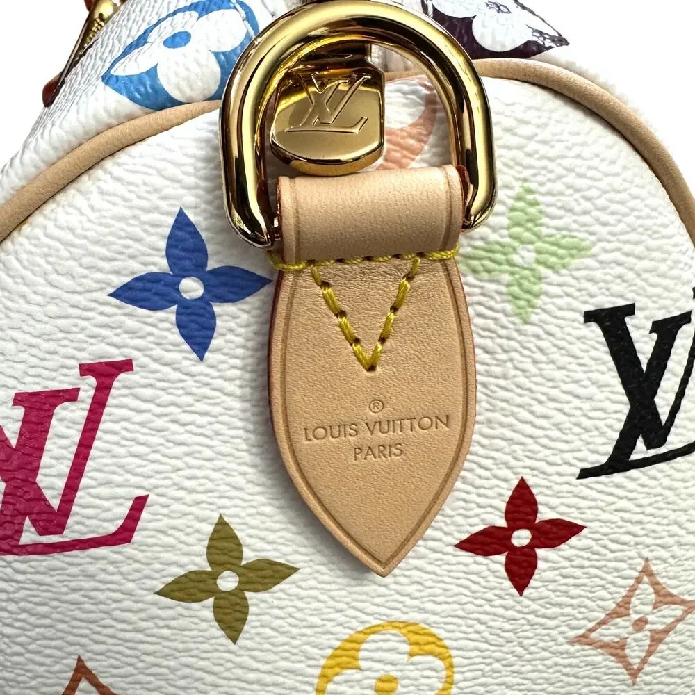 Louis Vuitton Murakami Speedy 25 bag Multicolor LV X TM monogram White Blanc
